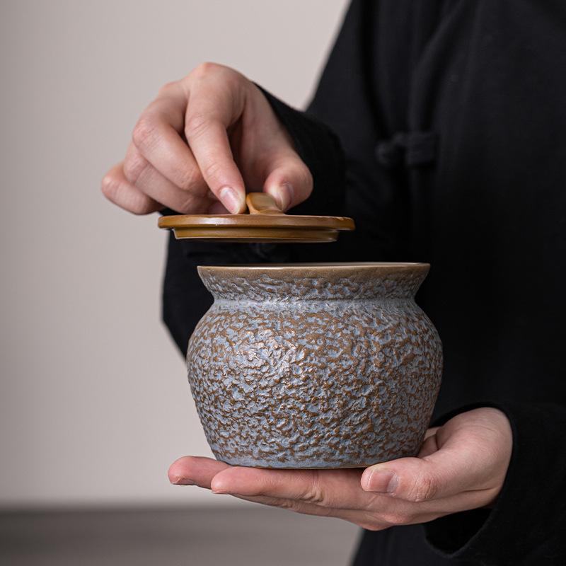 Ceramic Stew Pot Home Use Double Boiler Soup Bowl Chili Jar Kitchen Spice Container Premium Bird Nest Bowl