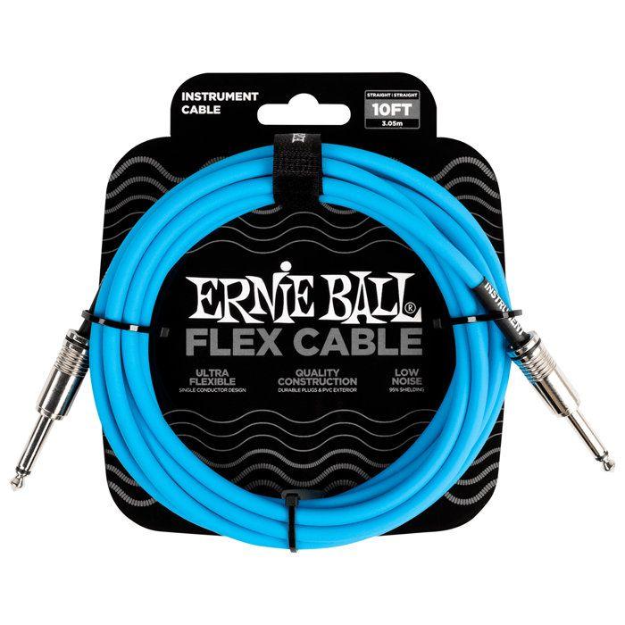 Ernie Ball 6412 Câble Flex 3m Bleu Câble instrument