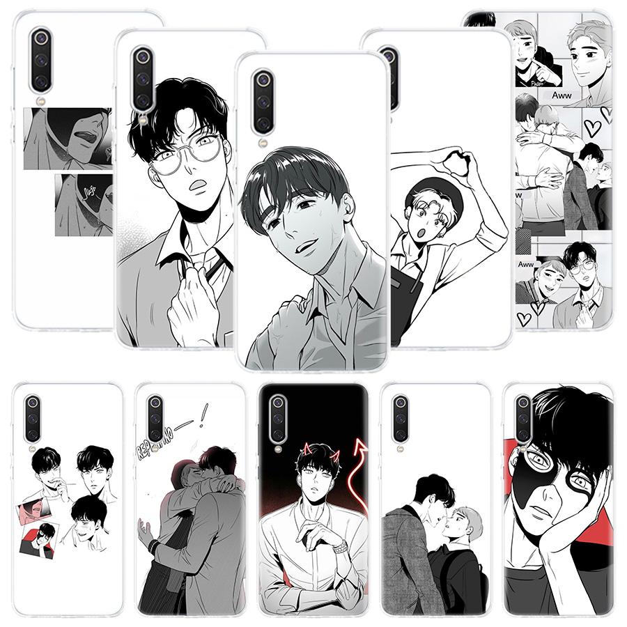 Gay Man Anime Comics Phone Case For Xiaomi Redmi Note 10 9 8 11 Pro 11T 11S 10S 9S 9A 9C 9T 8T 8A 7 7A 5 Art Pattern Cover Coque