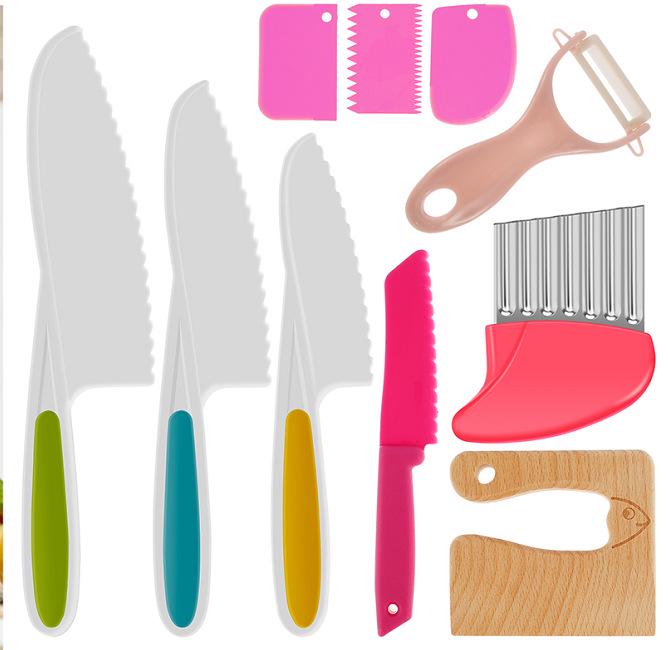 Children's Toy Knife Set for Early Education - Safe Cutting Tools for Kindergarten and Vegetable Play