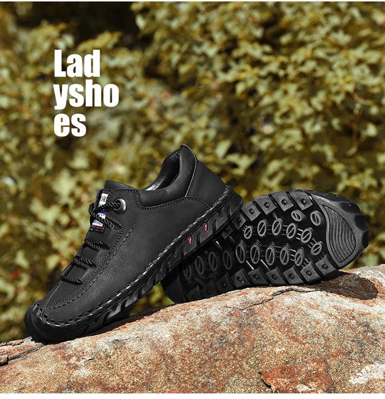 2026 Men's Lightweight Handmade Leather Casual Shoes: Trendy, Fashionable Design