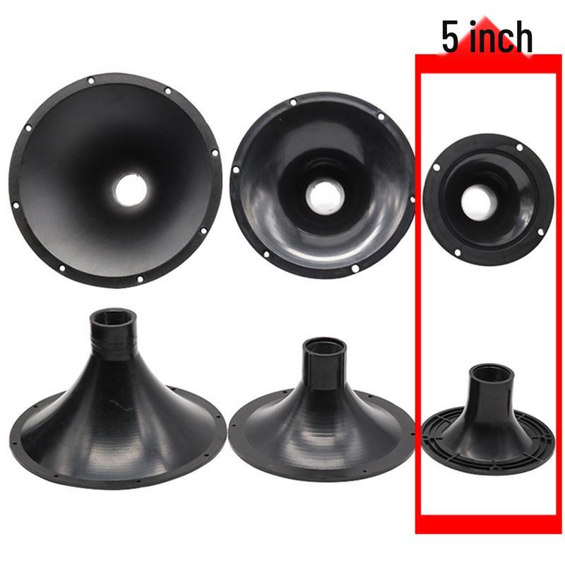 Speaker Tweeter Horn Driver: 4-14 inch, Flat/Screw Mouth, Plastic Horn