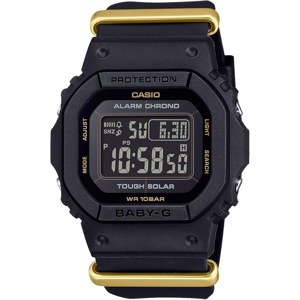 Casio Baby-G 50th Anniversary Tough Solar Watch Women s Black Gold