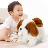 Electronic Dog Robot Lifelike Walking Barking Wagging Tail Puppy Plush Cute