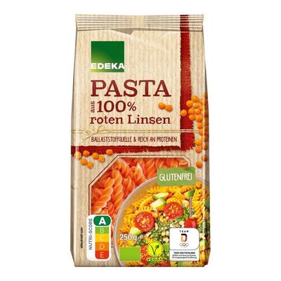 Edeka Red Lentil Pasta 250G