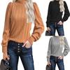 Autumn Women's Casual Solid Color Warm Long Sleeved T-Shirts Women’s