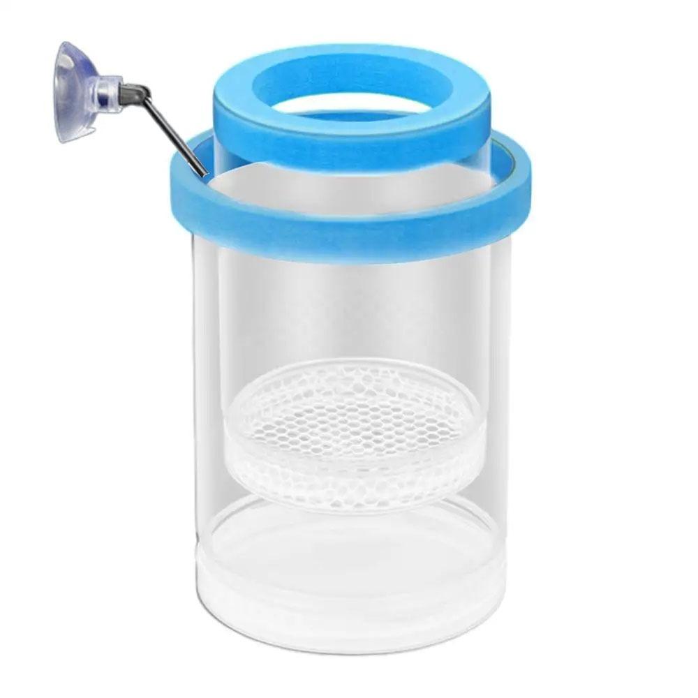 

2Pcs Detachable Fish Breeding Isolation Box Fish Tank Hatching Incubator Hatching Equipment S синий