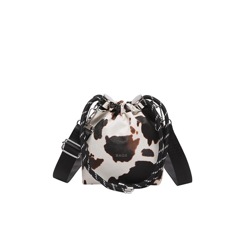 

Women s Single-shoulder Bag, Fashionable Leopard Print Bucket Bag, Crossbody Bag