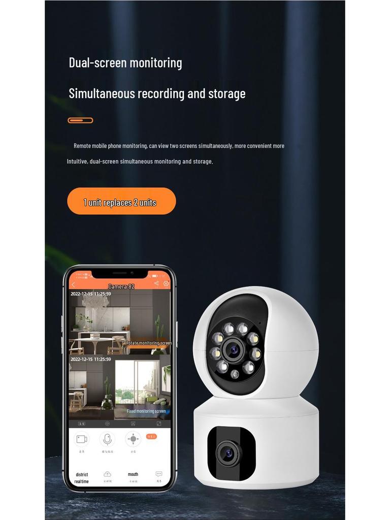 HD WiFi Indoor Wireless Camera with Night Vision & Mobile Remote Viewing