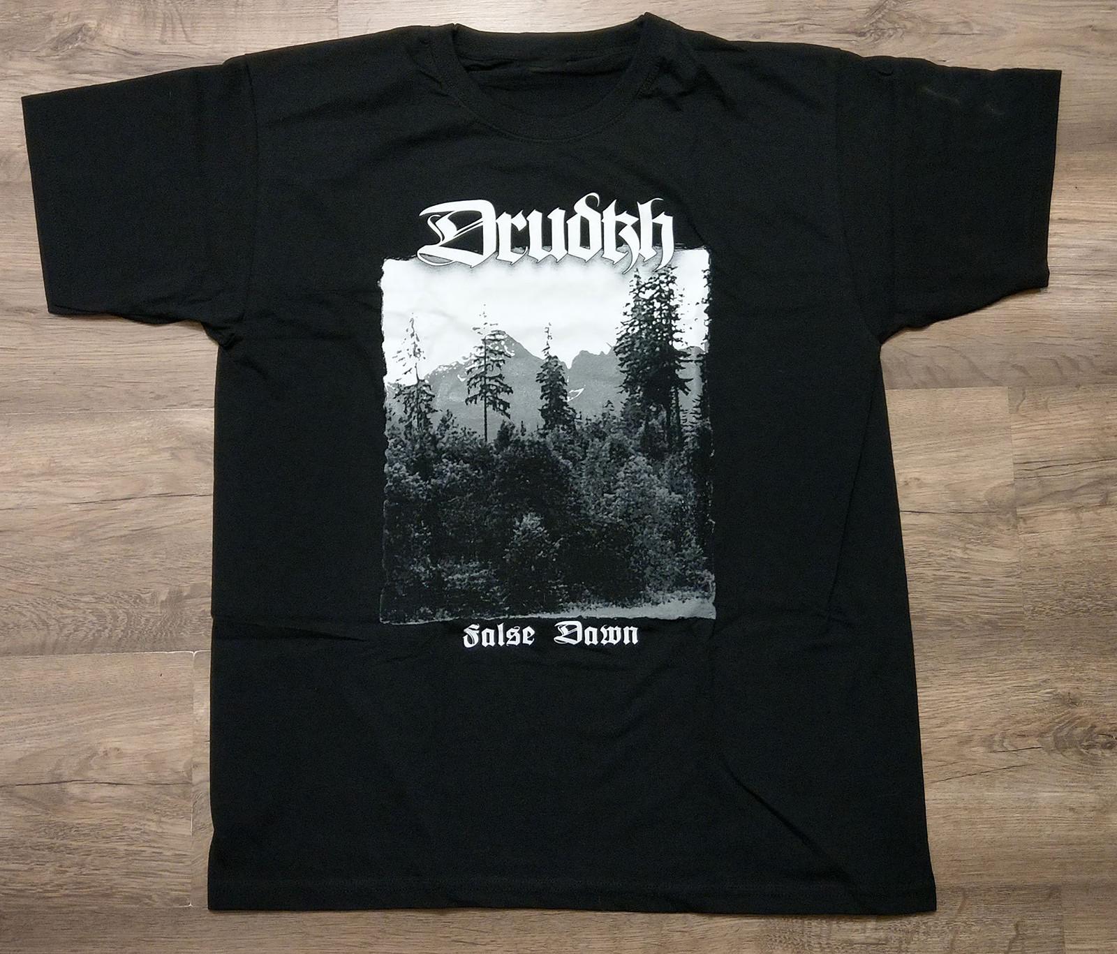 Ретро 90-е Группа DRUDKH - Футболка False Dawn Классическая Черная Унисекс S-5XL EM0401 S разноцветный