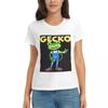 Women TShirt Garage Geckos New Gecko Summer Short Sleeve Tees Round Neck Cotton T Shirts Clothes Tops Streetwear