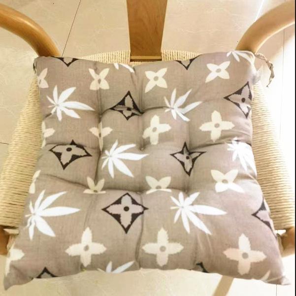 Thickened Printed Chair Seat Pad for Office, Student, or Dining Chairs