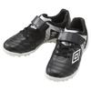 [Umbro] Soccer Athletic Shoes Accelerator JR Wide - Flexible, Cushioned, Responsive - Suitable for School, Juniors, Kids, Children UF5SFCT6J, BKWH, 23