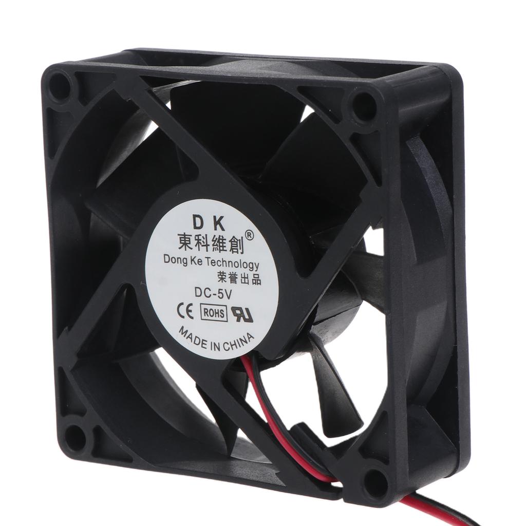 for DC Brushless Fan 70MM Cooling Fan 7025 XH2.54 2Pin PC Server CPU Cooler Radiator 70x70x25mm Oil Bearing 2200R