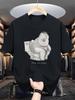 Funny Peter Griffin Family Guy The Stinker Toilet Humor Graphic T-Shirt Black Casual Round Neck Tee for Adults All Sizes