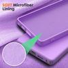 Coque pour Samsung Galaxy S25 Ultra - BOOLING - Silicone Liquide Doux Anti-Rayures Violet - 2 Verres Trempés