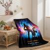 Basketball Star Series Flannel Blanket 3D Printed Sofa Blanket Thickened Blanket