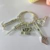 Father's Day Tool Keychain: Hammer, Wrench & Screwdriver Pendant