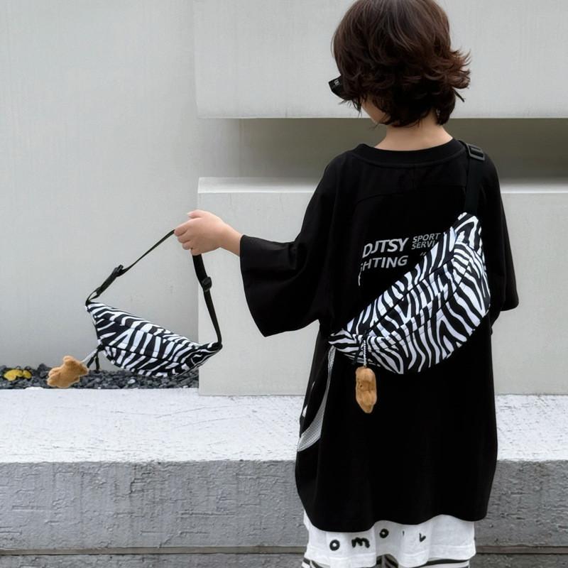 Stylish Lightweight Baby Leopard Print Sling Bag For Boys Perfect For Daily Use
