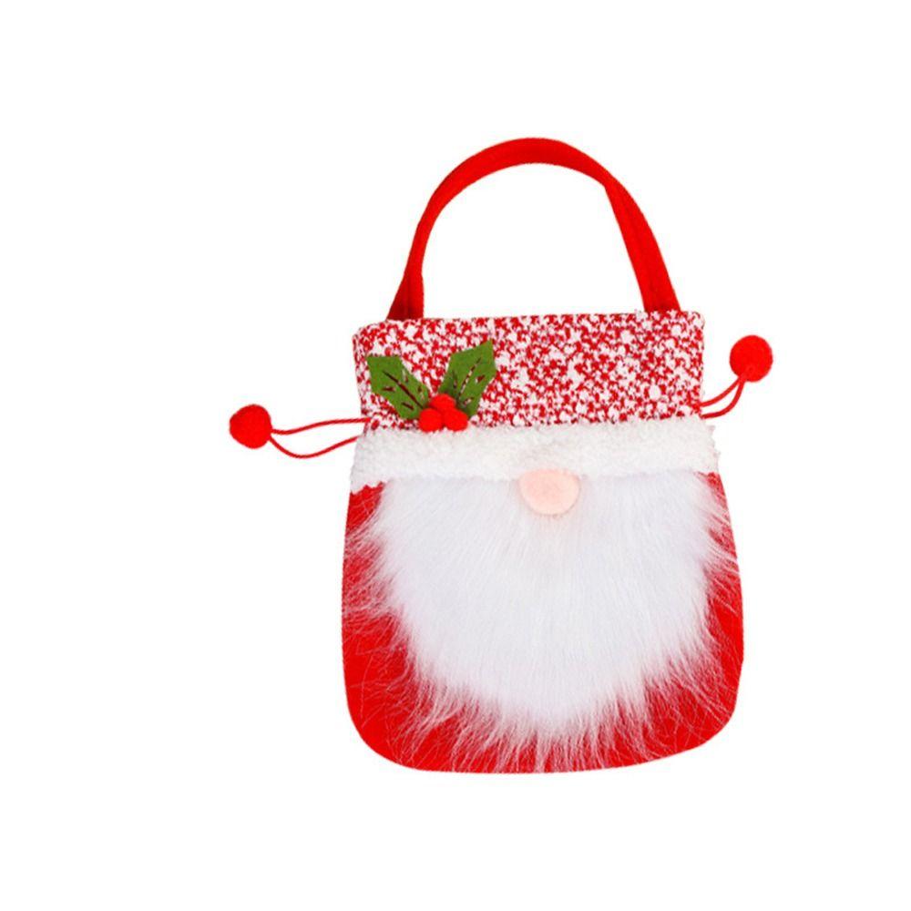 Decorations Large Capacity Christmas Tree Ornaments Storage Bags Kids Candy Bags Christmas Handbags