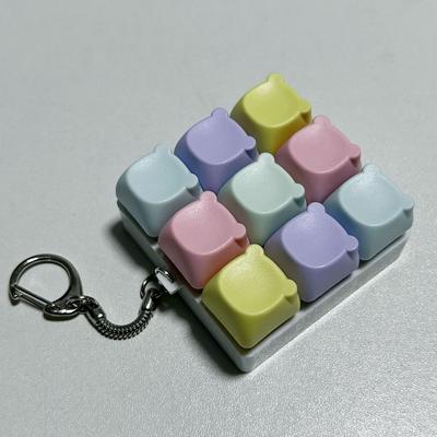 DIY Tastatur Finger Tastaturkappe 9 Tasten Quetschspielzeug Niedliches Klicker-Spielzeug Zeitvertreib