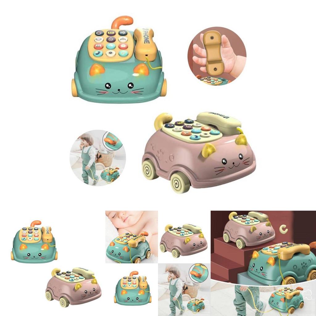 Cat-themed Bilingual Phone Toy For Kids