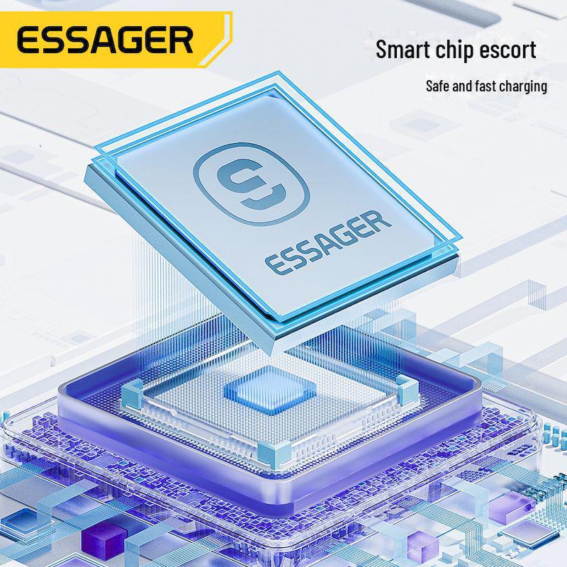 Cabo de Carregamento Rápido ESSAGER 29W Apple PD para iPhone 8-14 & iPad