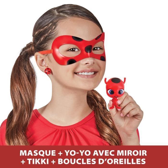 Ladybug Kostüm - Maske Jojo Spiegel Ohrringe Kwami Tikki - BANDAI - Miraculous Ladybug - Verwandlungsset