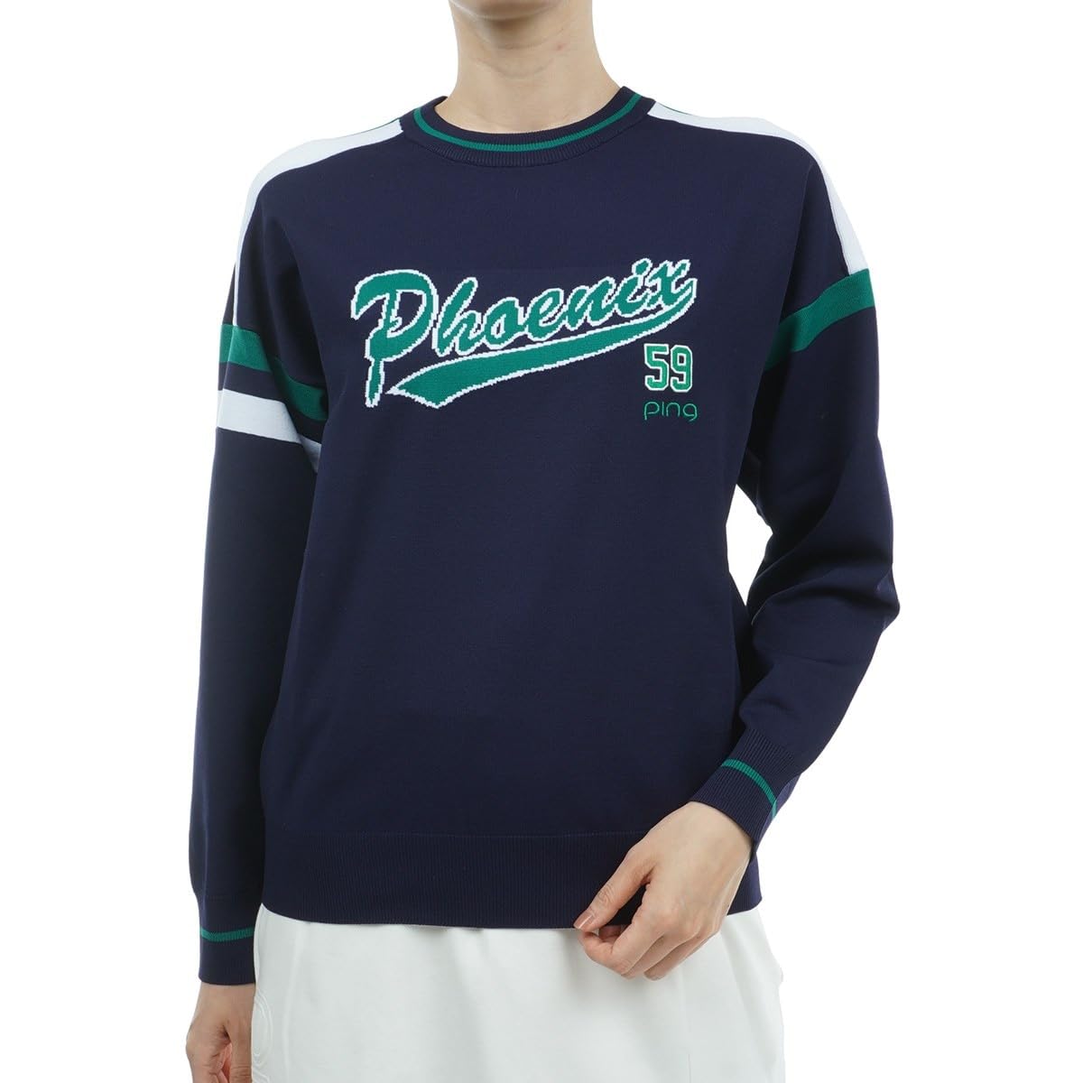 

Crew Neck Knit Golf S [Ping Apparel] Women s (Phoenix Logo/Set-up Compatible) / / 622-3270900 120_Navy