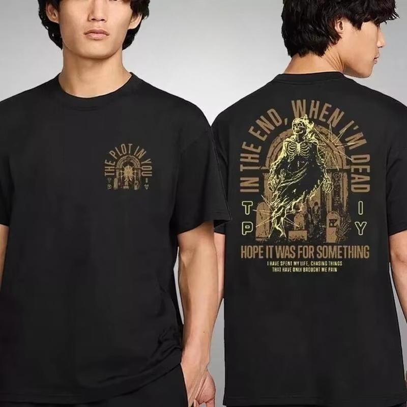 The Plot in You in The End When I'm Dead TPIY Hope It Was for Something T-Shirt und Damen 20 XXL white