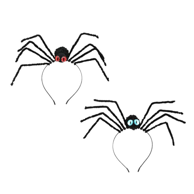 Spider Headband Halloween Goth Headband Halloween Tiara Hair Hoop Photo Shoot Hairbands Women Gothic Hair Accessories