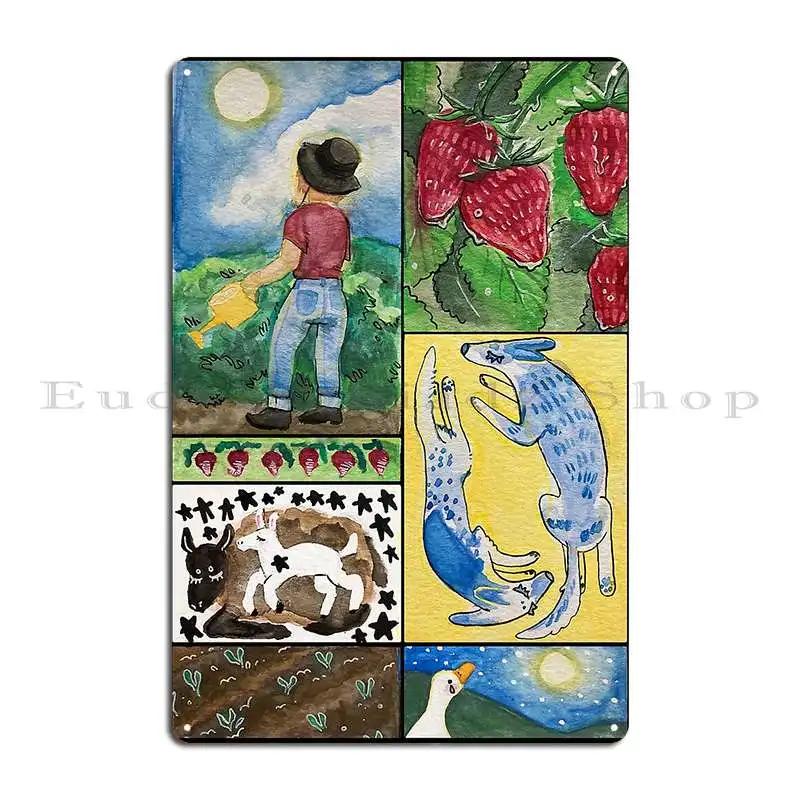 Farming Sim Orchidlust Metal Sign Design Party Funny Plaques Cave Tin Sign Poster