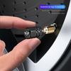 4Pcs Car Tire Valve Cover Aluminum Alloy Car Wheel Tire Valve Caps For MINI One Cooper R56 JCW Countryman Clubman Cabrio Paceman