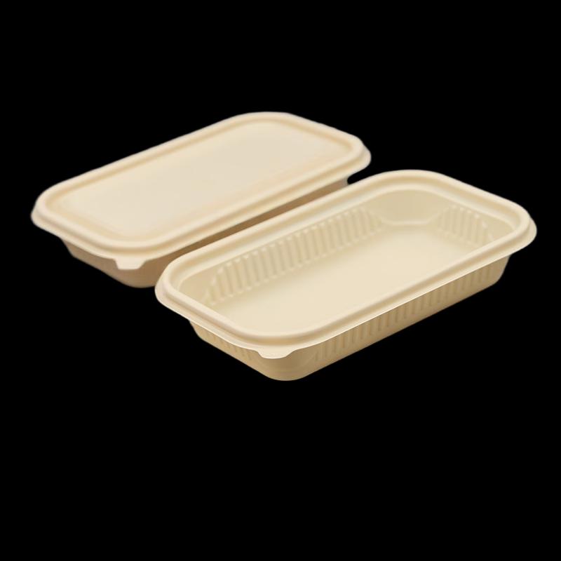 Mr. Corn Biodegradable Rectangular Food Containers