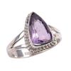 Natural Pink Amethyst Gemstone 925 Solid Sterling Silver Jewelry Ring S.7 u2I18