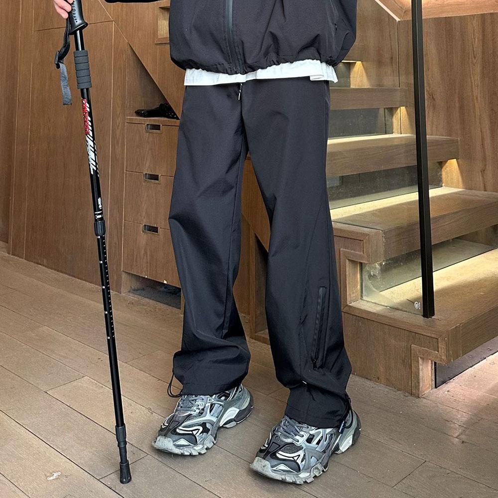 

Мужские свободные черные повседневные брюки-карго для бега, мужские спортивные штаны для улицы, мешковатые брюки, спортивные штаны для активного отдыха 3XL чёрный