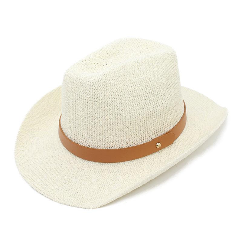 2022 Knitted Small Belt Top Hat Foldable Street Shot Concave Hat