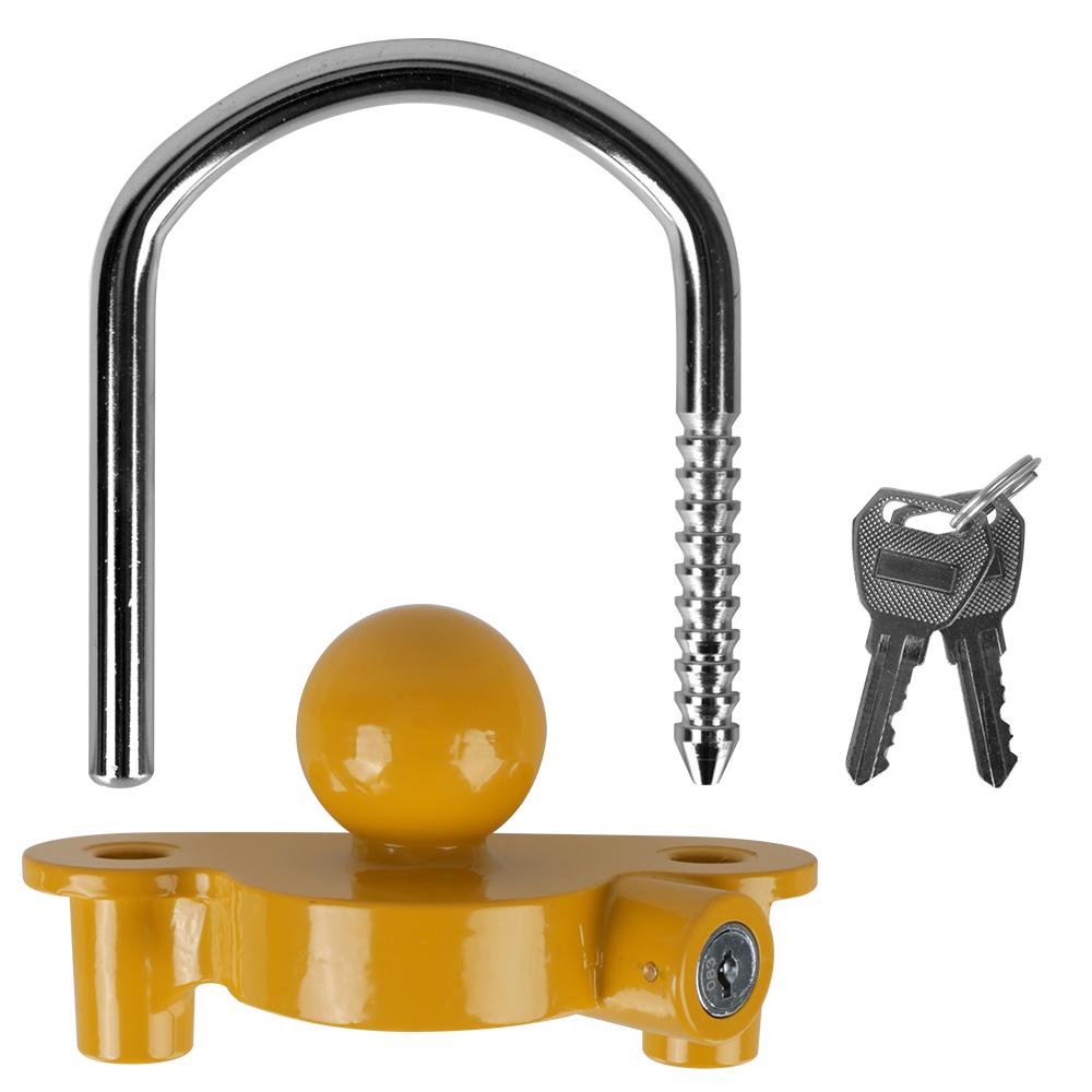 Tow Ball Security Anti-Theft Trailer Coupler Hitch Lock U-Shape Universal Heavy-Duty Adjustable Thread Lock3