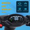 Electric Scooter with LED Display, 8 Inch Foldable E Scooter for Kids & Teens Aged 8-16, 250W Motor, Max Speed 25 Km/h, Adjustable Height