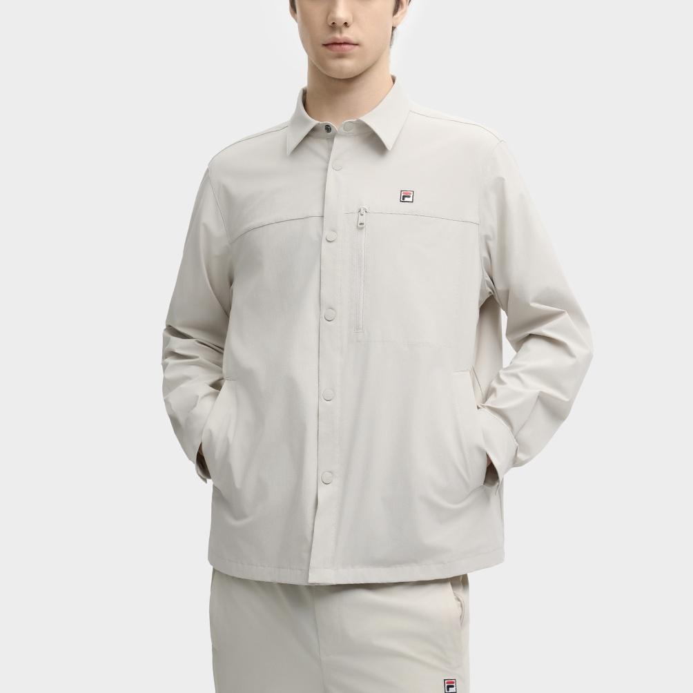 New FILA Shirt Men's Sky Wheat Beige F11M528404F-BG