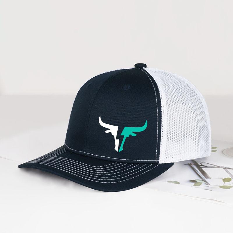 Bulls Logo Printed Mesh Cap Lightweight, Breathable, Adjustable Sun Hat Unisex Fishing Hat & Casual Cap Stylish Fashion Item