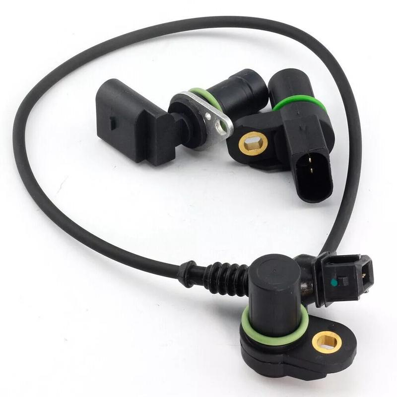 3pcs Intake + Exhaust Cam Camshaft + Crank Position Sensor 12141438081 12141709616 12147518628 for BMW E46 E39 X3 X5