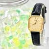Used [New Battery] SEIKO Seiko Ladies Watch Gold Octagon 1421-5730 102913 New Belt