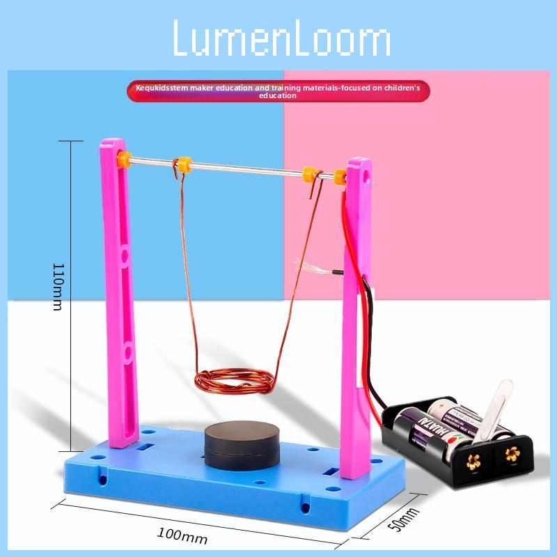 Experiment Diy Electromagnetic Swing With Physics Educational Kit For Stem Classroom