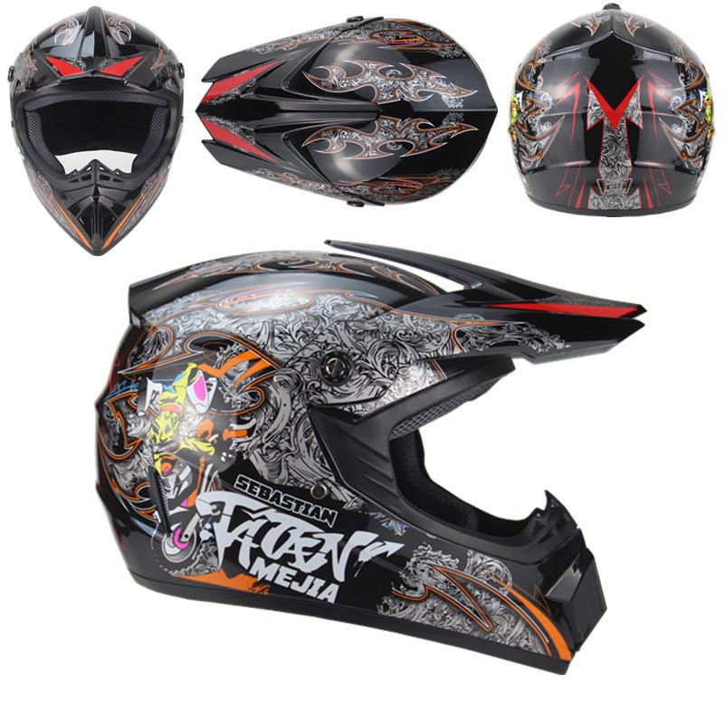 Cross-Border E-Commerce Off-Road Helmet: ATV, Mountain Bike, Downhill & Karting Helmet for Teenagers