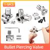 1-8 Pack BPV-31 Piercing Valve Line Tap Valve Kits Adjustable For Air Conditioners HVAC 1/4 Inch,5/16 Inch,3/8 Inch Tubing