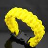 Braccialetti Bangle di Sopravvivenza in Paracord da Esterno Uomo Tono Argento Braccialetto da Polso con Corda Teschio Campeggio Escursionismo Braccialetto con Fibbia di Emergenza Gioielli