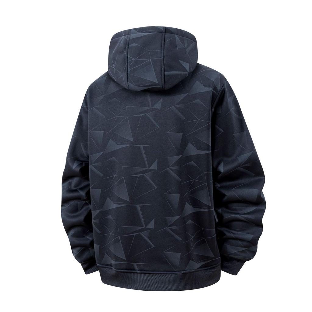 Men's European Plus Size Hooded Lamb Fleece Jacket - S to 6XL, Thick Winter Coat, Casual Cardigan