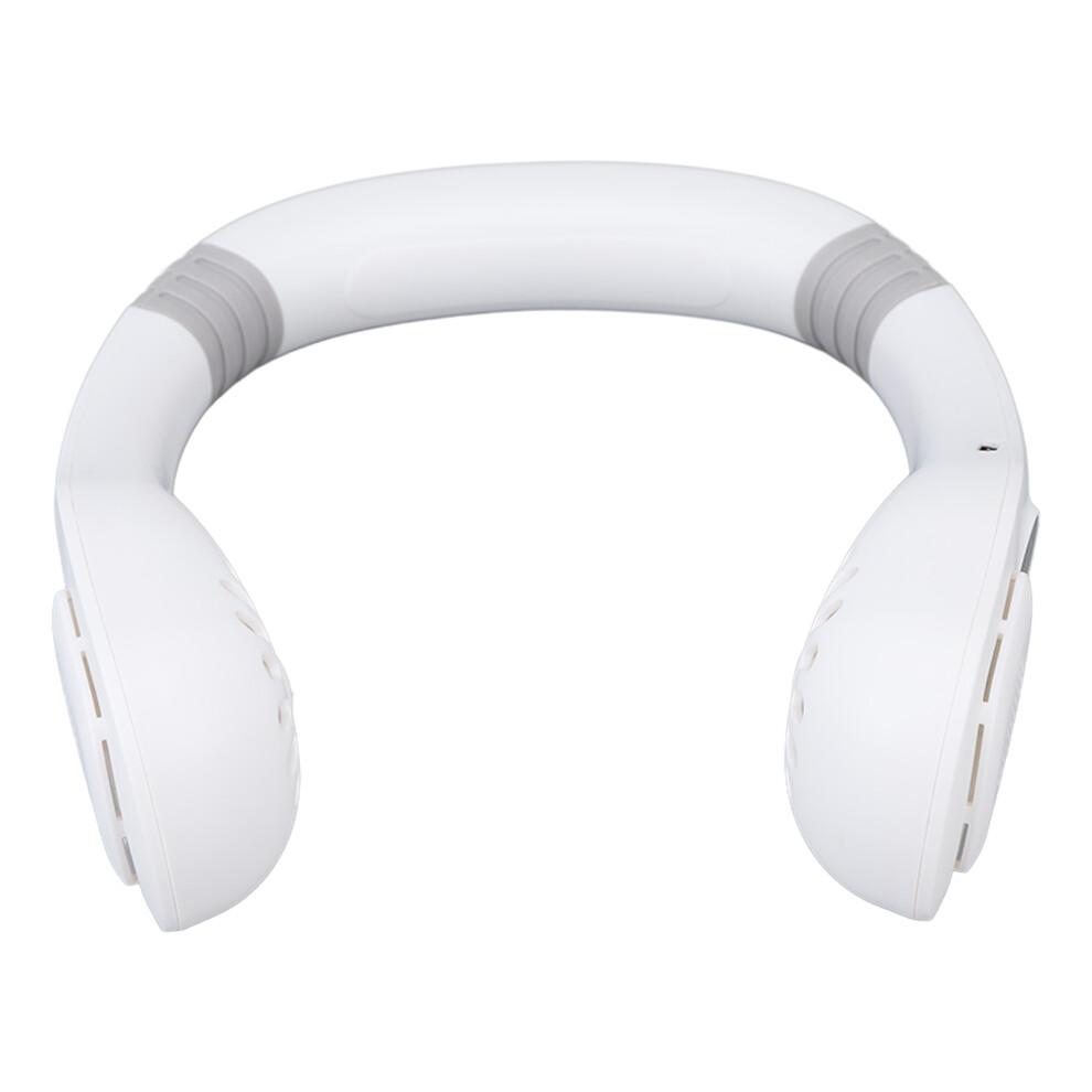 Low Noise Design Portable Neck Fan, Ergonomic Design For Comfortable Wear, Rechargeable Battery Quick Charge Technology, Cooling Plate Instant Relief