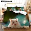 Hamster Duvet Cover King Queen Size Family Pet Guinea Pig Bedding Set for Kids Boys Girls Lovely Mini Animal 2/3pcs Quilt Cover